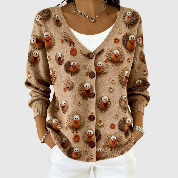 Ramona | Knitted Jacket with Buttons