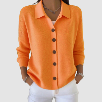 Millie | Button-Up Collared Cardigan