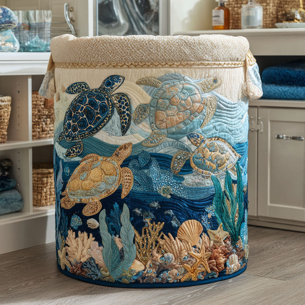 Marina | Hand Quilted Basket